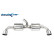 100% Stainless Steel Double Sports Exhaust suitable for Toyota GR Yaris1.6 (261hp) 2020-
