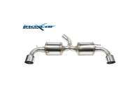 100% Stainless Steel Double Sports Exhaust suitable for Toyota GR Yaris1.6 (261hp) 2020-