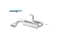 100% stainless steel Double sports exhaust suitable for Volkswagen Golf VII 2.0 GTD 184PK 2012-2019 2x80mm