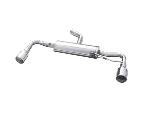100% Stainless Steel Dual Sports Exhaust Volkswagen Scirocco 2.0 R TSi DSG (265hp) 2010- Left / Right 102mm, Image 2