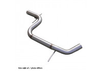 100% stainless steel middle pipe suitable for Volkswagen Scirocco 2.0 TFSi (200pk) 2008-