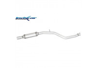 100% Stainless Steel Middle Silencer + Sports Exhaust suitable for Peugeot 206CC 2.0 16v 136pk 2001-2004