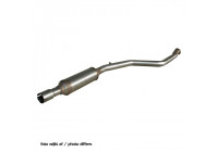 100% stainless steel middle silencer suitable for Peugeot 206 GT WRC (135pk)