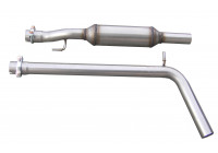 100% stainless steel middle silencer suitable for Seat Ibiza 6J SC Boccanegra (180pk) 2010-