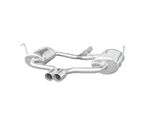 100% stainless steel Performance Exhaust 'Central' BMW Mini Cooper S (170 hp) 2001- 2x80mm, Image 2
