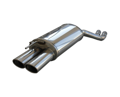 100% stainless steel Performance Exhaust BMW 3-Series E46 330D 2000- 2x90x70mm, Image 2