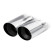 100% stainless steel Performance Exhaust Fiat Punto EVO 1.4TB MultiAir (165pk) 2010- 2x80mm Racing