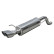 100% stainless steel Performance Exhaust Fiat Punto EVO 1.4TB MultiAir (165pk) 2010- 2x80mm Racing, Thumbnail 2