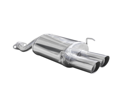 100% stainless steel Performance Exhaust Honda Jazz 1.4 (83pk) 2002- 2x76, Image 2