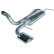 100% stainless steel Performance Exhaust Opel Astra J 1.6 Turbo S (180 hp) 2010- 120x80 mm Oblique