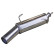 100% stainless steel Performance Exhaust Peugeot 206 1.6 HDi (109hp) 102mm