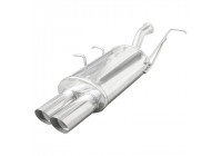 100% stainless steel Performance Exhaust Peugeot 307 2.0 16V 138hp 2001- 2x80mm Racing