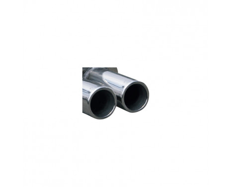 100% stainless steel Performance Exhaust Renault Clio III 1.2T (100hp) 2009- Ø40mm 2x80mm