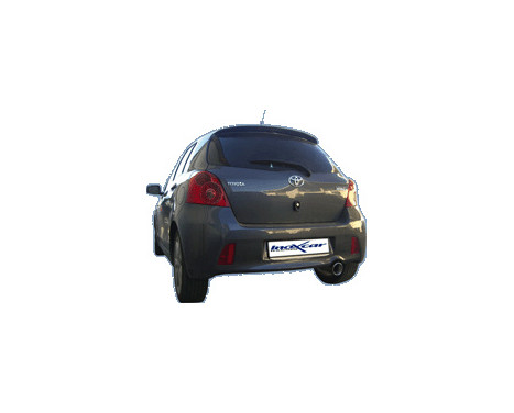 100% stainless steel Performance Exhaust Toyota Yaris II 1.8TS (133hp) 2006- 102mm, Image 2