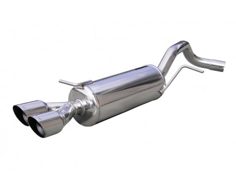 100% stainless steel Performance Exhaust Volkswagen Polo 6R GTi 1.4 16v TSi (180hp) 2010- 2x80mm Racing (Ø55mm)