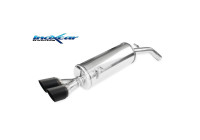 100% stainless steel Sport exhaust suitable for Peugeot 208 1.6 16V Turbo GTI 30TH 208pk 2015- Ã˜ 55 2x80mm Cer