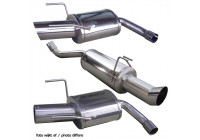 100% stainless steel sports exhaust Alfa Romeo 146 1.8 TS (140 HP) 1996- 80 mm