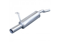 100% stainless steel sports exhaust Fiat Punto 2B (188) 1.2 16v (80hp) 2003-80mm