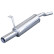 100% stainless steel sports exhaust Fiat Punto 2B (188) 1.2 16v (80hp) 2003-80mm, Thumbnail 2