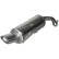100% stainless steel sports exhaust Mitsubishi Colt CZT 1.5 Turbo 2005- 120x80mm, Thumbnail 2