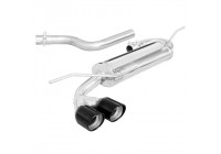 100% Stainless Steel Sports Exhaust Seat Leon (1P) 1.6 102hp 2005- 2x80mm X-Race Black Edition