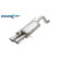 100% stainless steel sports exhaust suitable for Hyundai i20 N 1.6 Turbo (204hp) 2020- 2x90mm Racing