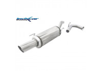100% stainless steel sports exhaust suitable for Renault Clio I 1.8 16v 135pk -1998 1x90mm Rally