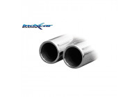 100% stainless steel sports exhaust suitable for Seat Leon 1M 1.9 TDI 130pk 2000- 2x80mm