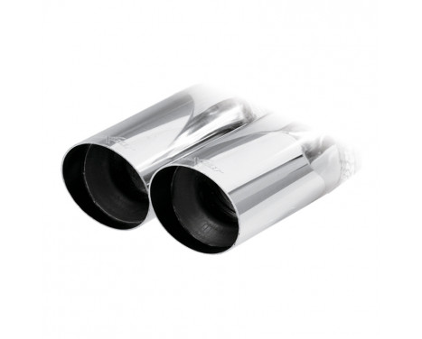 100% stainless steel sports exhaust without silencer Fiat Grande Punto 1.4T-Jet (155hp) 2007- 2x80mm Racing (Ø60mm)