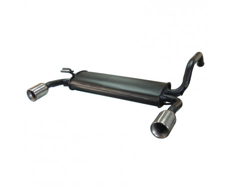 Autostyle exhaust suitable for Toyota Aygo, Citroen C1, Peugeot 107