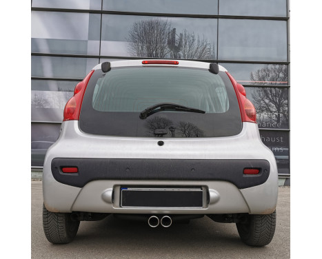 Autostyle exhaust suitable for Toyota Aygo, Citroen C1, Peugeot 107, Image 3