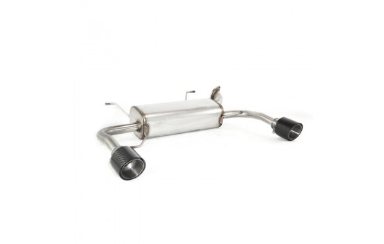 Double Sport Exhaust suitable for Suzuki Swift Sport V 1.6 16v 100kW 2012-2017 100mm Carbon