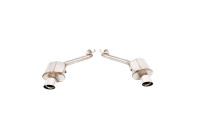 Double stainless steel sports exhaust suitable for Ford Mustang MK6 2.3 Ecoboost 213/231/233kW & 3.7 V6 224kW 201