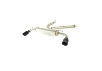 Double stainless steel sports exhaust suitable for Toyota GR Yaris 2020- 192kW 2x 100mm RS