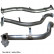 InoxCar cat replacement suitable for + Center pipe suitable for Renault Clio I 1.8 16v/2.0/Diesel