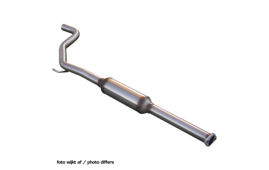 InoxCar center muffler suitable for Fiat Grande Punto 1.4 T-JET (120hp) 2007-