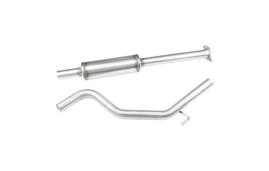 InoxCar center muffler suitable for Fiat Grande Punto 1.4 T-JET (120hp) 2007-, Image 2