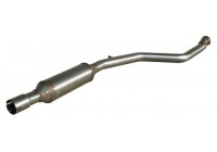 InoxCar center muffler suitable for Peugeot 206 2.0 16v (135hp) 1999-