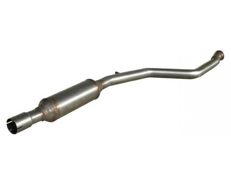 InoxCar center muffler suitable for Peugeot 206 2.0 16v (135hp) 1999-