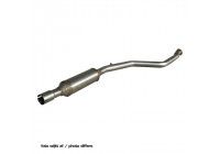 InoxCar center muffler suitable for Peugeot 206 GT WRC (135 hp)