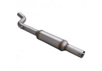 InoxCar center muffler suitable for Renault Clio III RS 2.0 16v (200hp) 2006-