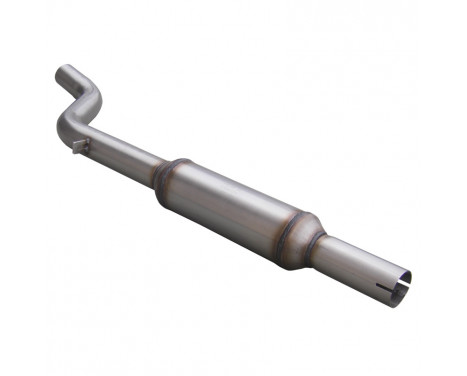 InoxCar center muffler suitable for Renault Clio III RS 2.0 16v (200hp) 2006-