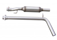 InoxCar center muffler suitable for Seat Ibiza 6J SC Boccanegra (180hp) 2010-