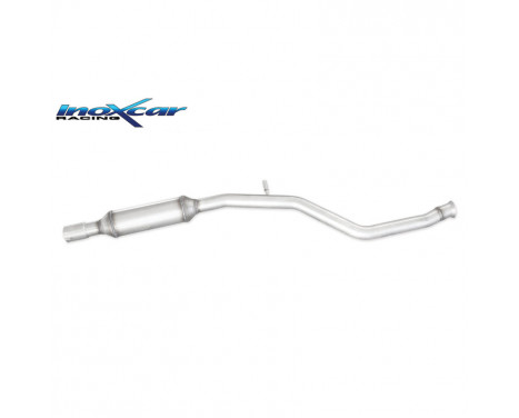 InoxCar center muffler suitable for + Sports exhaust suitable for Peugeot 206CC 2.0 16v 136hp 2001-2004