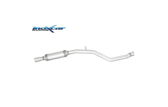 InoxCar center muffler suitable for + Sports exhaust suitable for Peugeot 206CC 2.0 16v 136hp 2001-2004