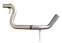 InoxCar center pipe suitable for Volkswagen Golf VI GTi 2.0TSi (210hp) 2009-