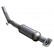 InoxCar center silencer suitable for Renault Clio RS (Phase 2) 2002-