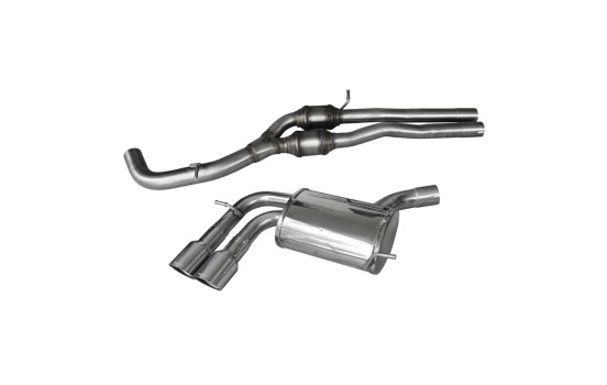 InoxCar exhaust + center silencer suitable for Audi RS3 2.5TFSI Quattro (340PK) 2011-