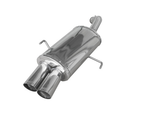 InoxCar exhaust suitable for Alfa Romeo 156 2.5 V6 1997- 2x80mm Racing, Image 2
