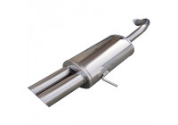 InoxCar exhaust suitable for Alfa Romeo 166 2.0 TS (150hp) 1998- 2x80mm Racing
